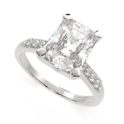 Federica Radiant Cut 4 Prong Engagement Ring Setting - Nivetta